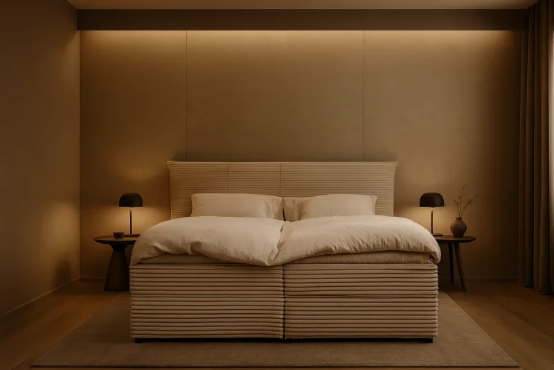 Boxspringbett PALINA 180x200 cm inkl. Topper