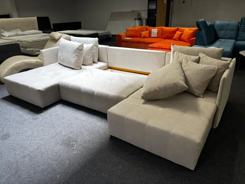 U-Form Wohnlandschaft Schlafsofa Vegas - Bild 2