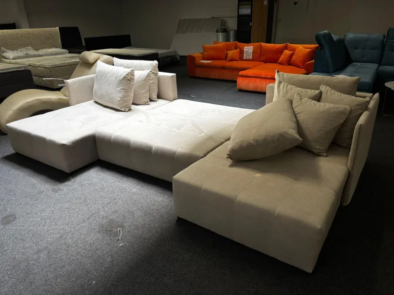 U-Form Wohnlandschaft Schlafsofa Vegas - Bild 3