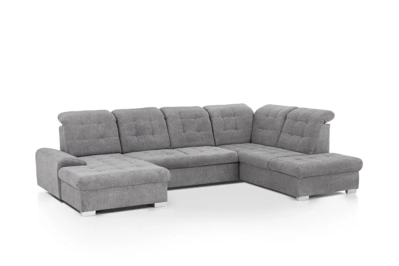 Wohnlandschaft U-Form mit Schlaffunktion - Bild 2