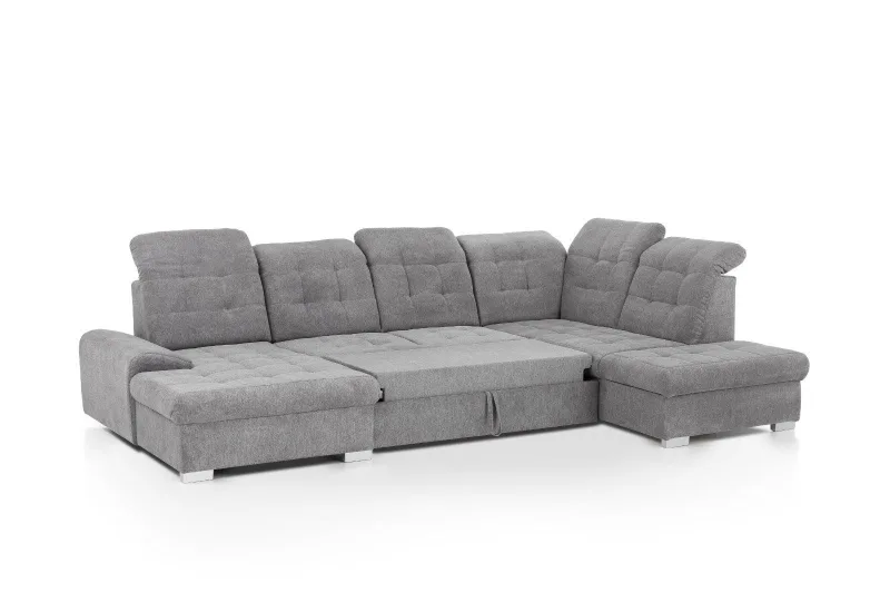 Wohnlandschaft U-Form mit Schlaffunktion - Bild 3