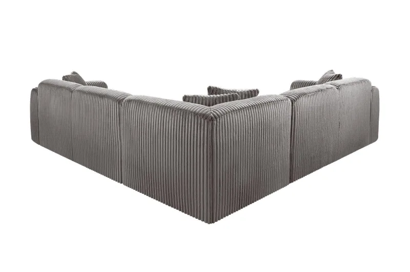 Ecksofa L-Form Ocean in Grau - Bild 5
