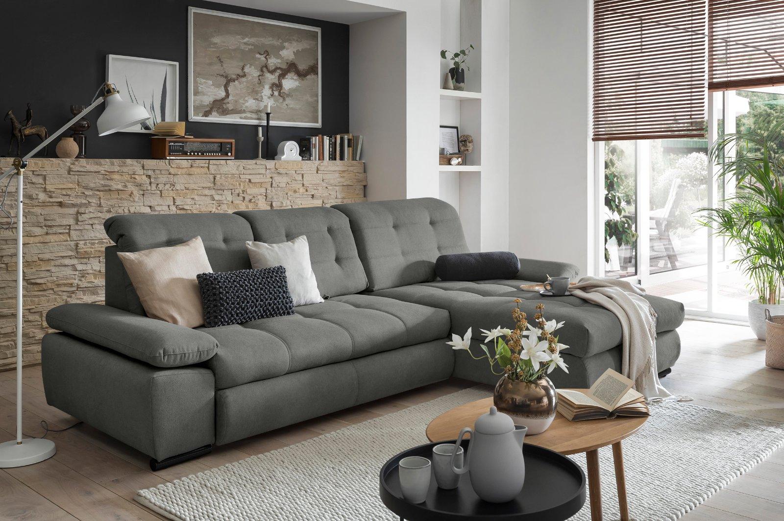 Ecksofa CANDICE mit Schlaffunktion