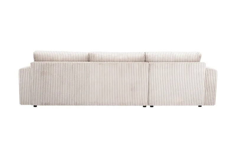 Ecksofa Plüsch Cord VENEZIA - Bild 6