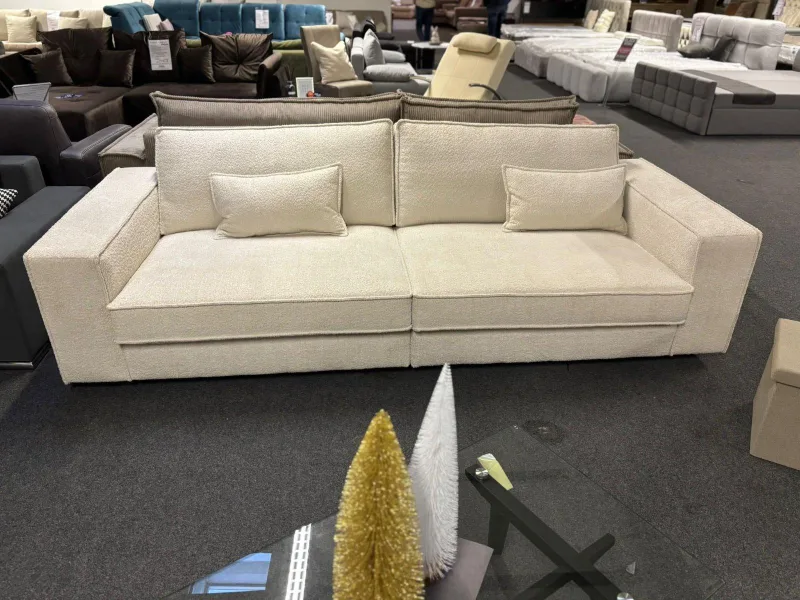Big Sofa ANITA - 3-Sitzer in Creme