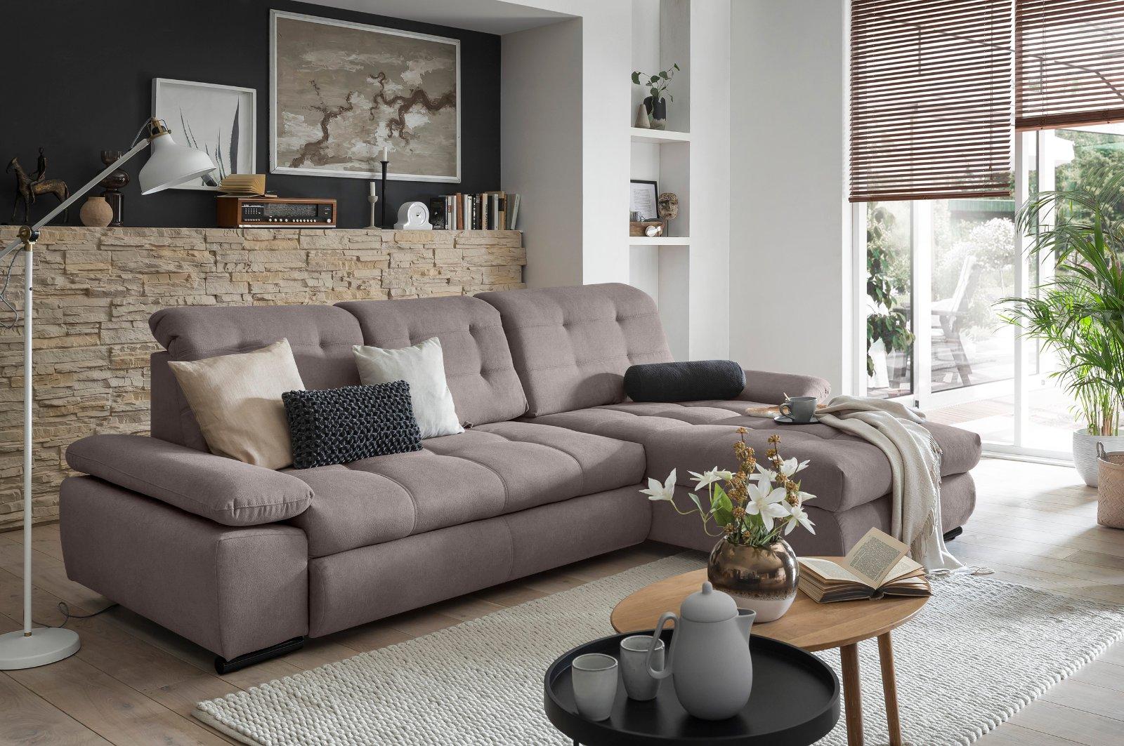 Ecksofa CANDICE mit Schlaffunktion