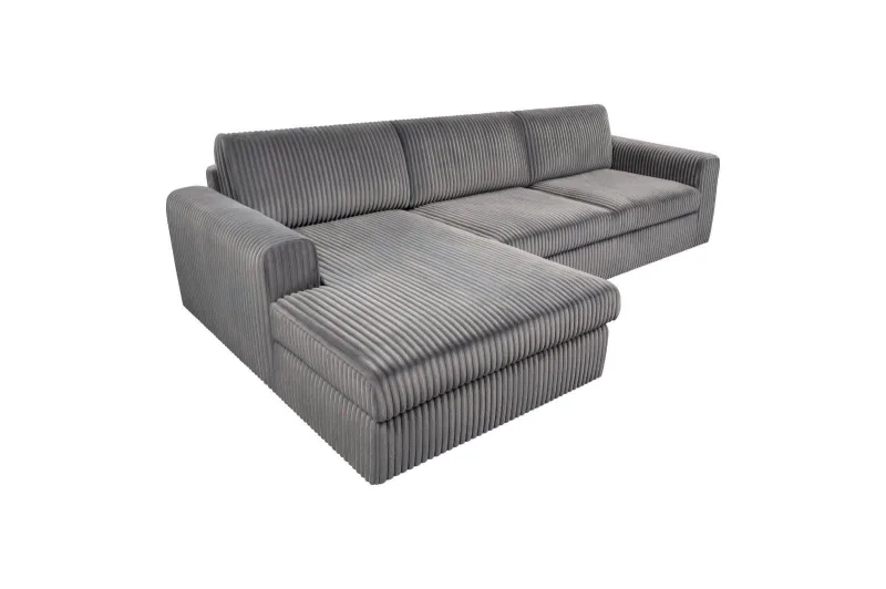 Ecksofa Plüsch Cord VENEZIA - Bild 3