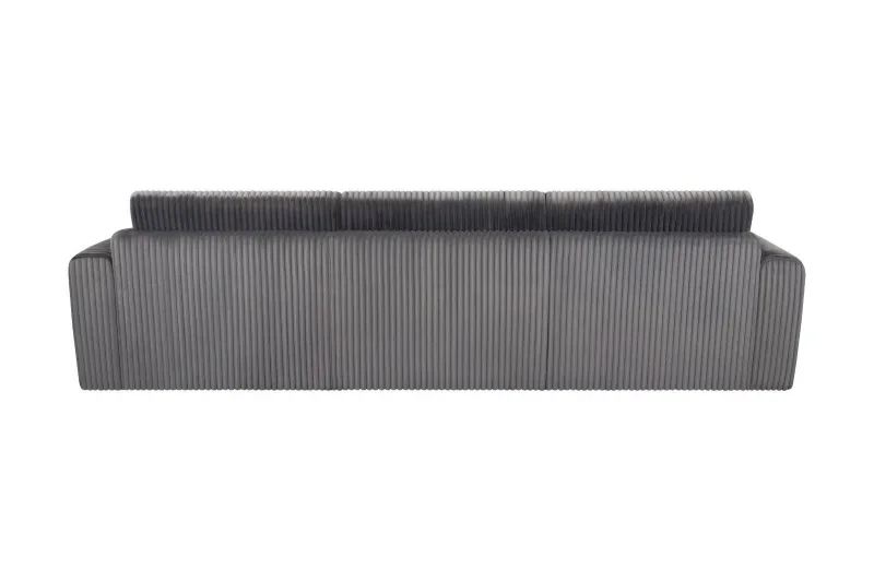 Ecksofa Plüsch Cord VENEZIA - Bild 6