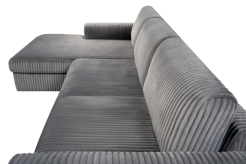 Ecksofa Plüsch Cord VENEZIA - Bild 9