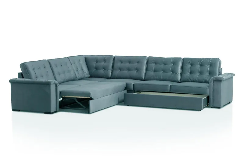 Schlafsofa Ecksofa MIRAGE in Grün - Bild 3