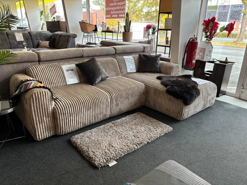 Ecksofa OCEAN in Beige - Bild 3