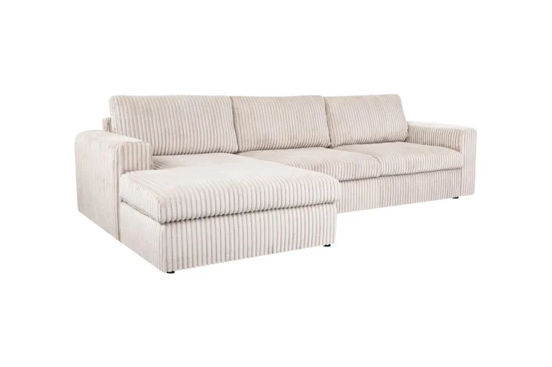 Ecksofa VENEZIA Plüsch Cord - Bild 2