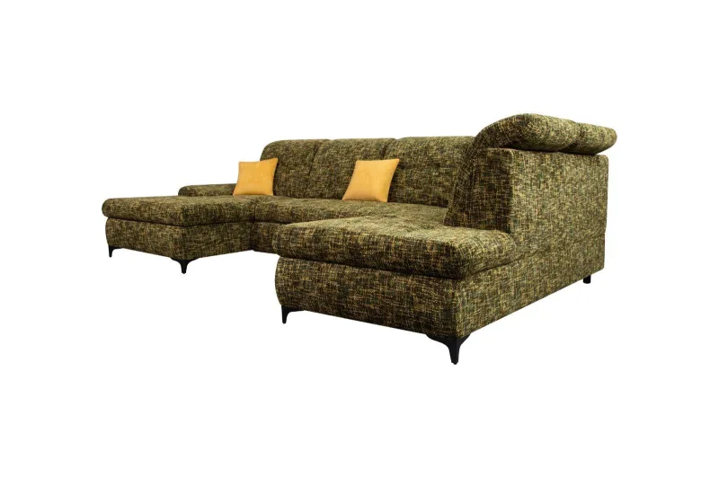 Wohnlandschaft RIVIERA 2 U-Form Schlafsofa - Bild 4