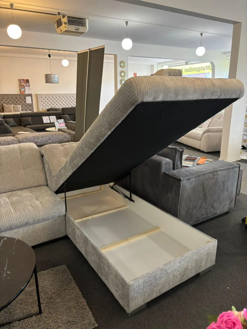Ecksofa mit Schlaffunktion und Bettkasten PORTO - Bild 2