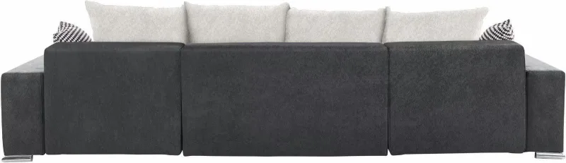 Schlafsofa JASMIN U-Form in Anthrazit - Bild 3