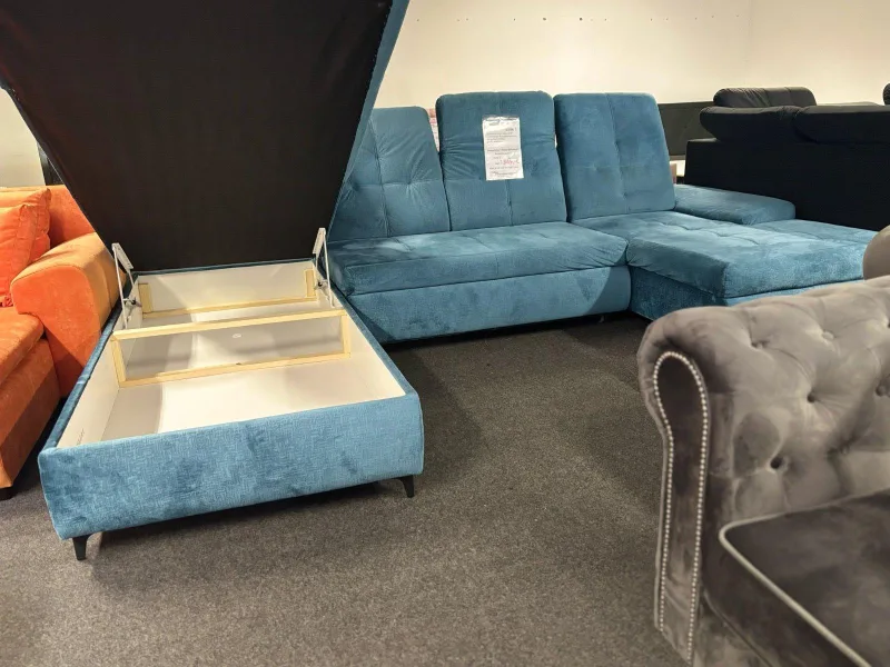 Schlafsofa Ellie U-Form mit Bettkasten - Bild 3