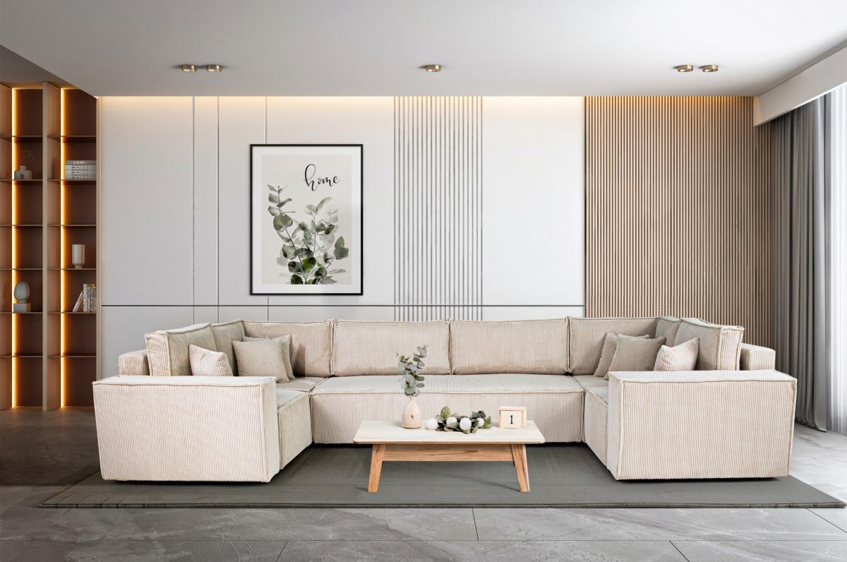 Modulares U-Form Sofa SERENA