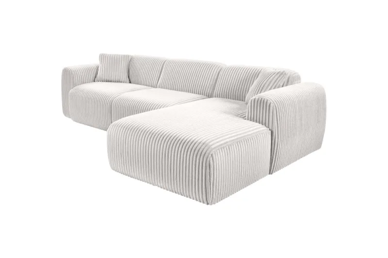 Ecksofa L-Form Ocean in Weiß - Bild 2