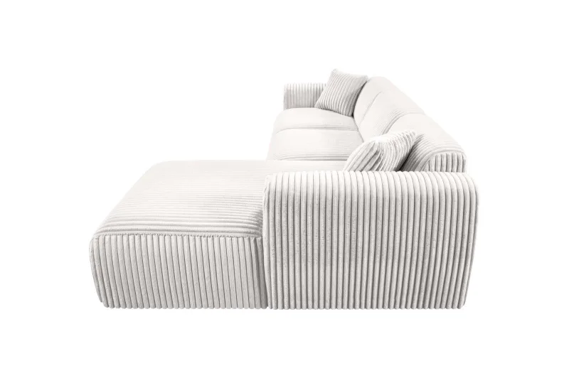 Ecksofa L-Form Ocean in Weiß - Bild 3
