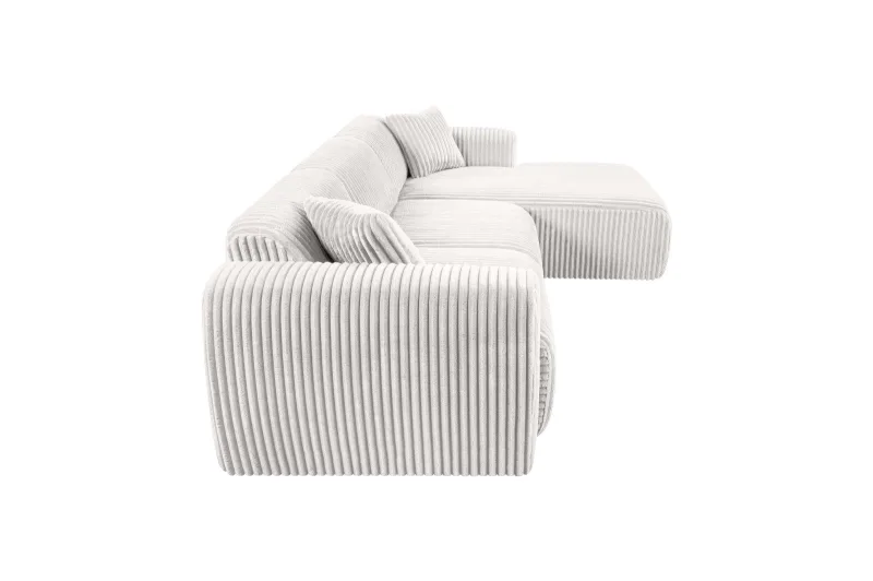 Ecksofa L-Form Ocean in Weiß - Bild 4