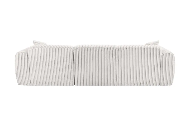 Ecksofa L-Form Ocean in Weiß - Bild 5