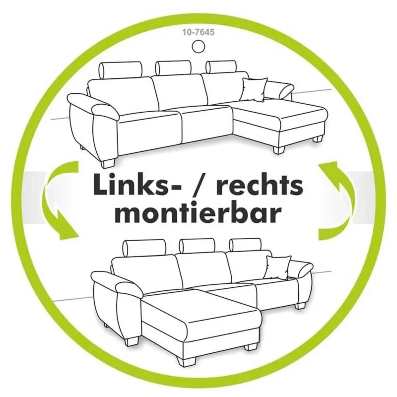 Ecksofa/Schlafsofa Polnar - Bild 5