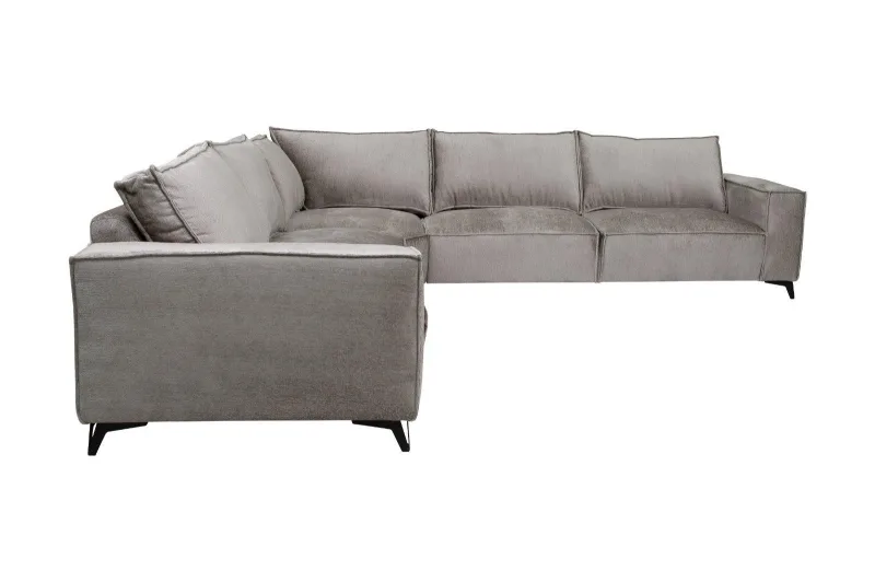 Ecksofa MILAN in Champagner-Silber - Bild 3