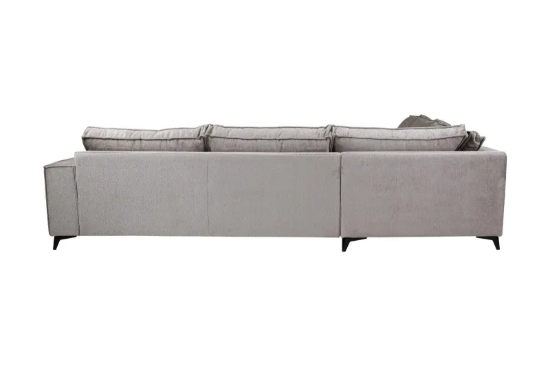Ecksofa MILAN in Champagner-Silber - Bild 5