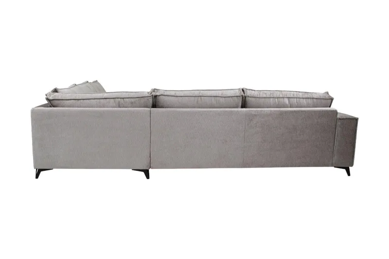 Ecksofa MILAN in Champagner-Silber - Bild 6