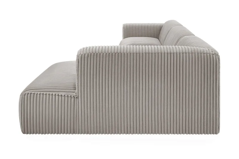 Ecksofa Plüsch Cord MIRABELL - Bild 4