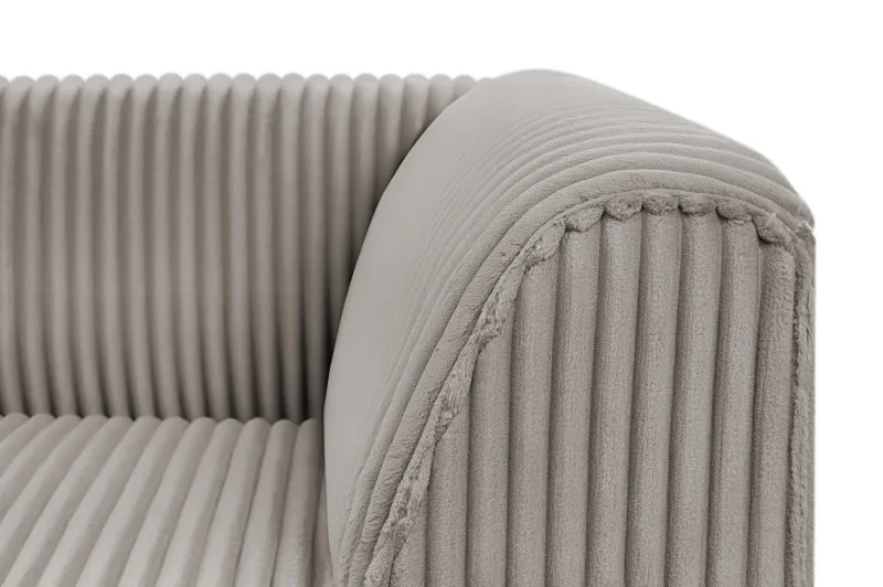 Ecksofa Plüsch Cord MIRABELL - Bild 7