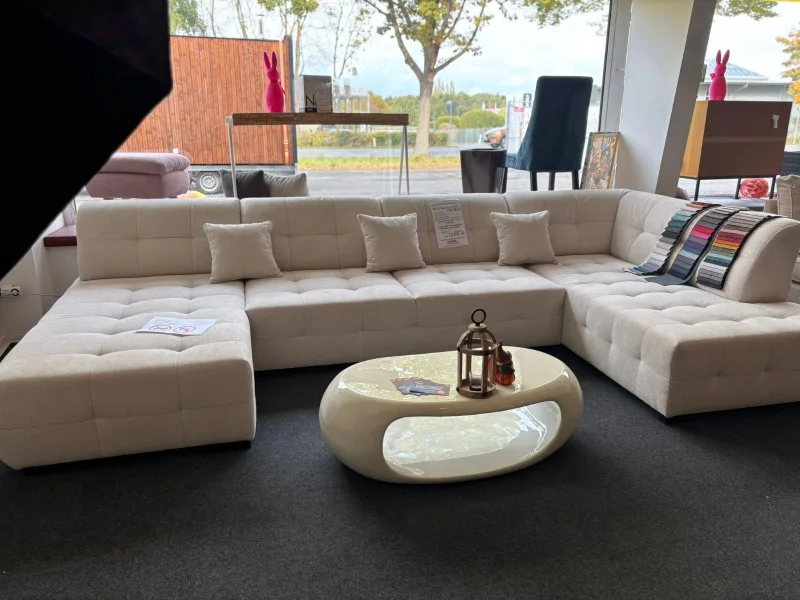 Wohnlandschaft U-Form XXL CASTELO - Bild 3