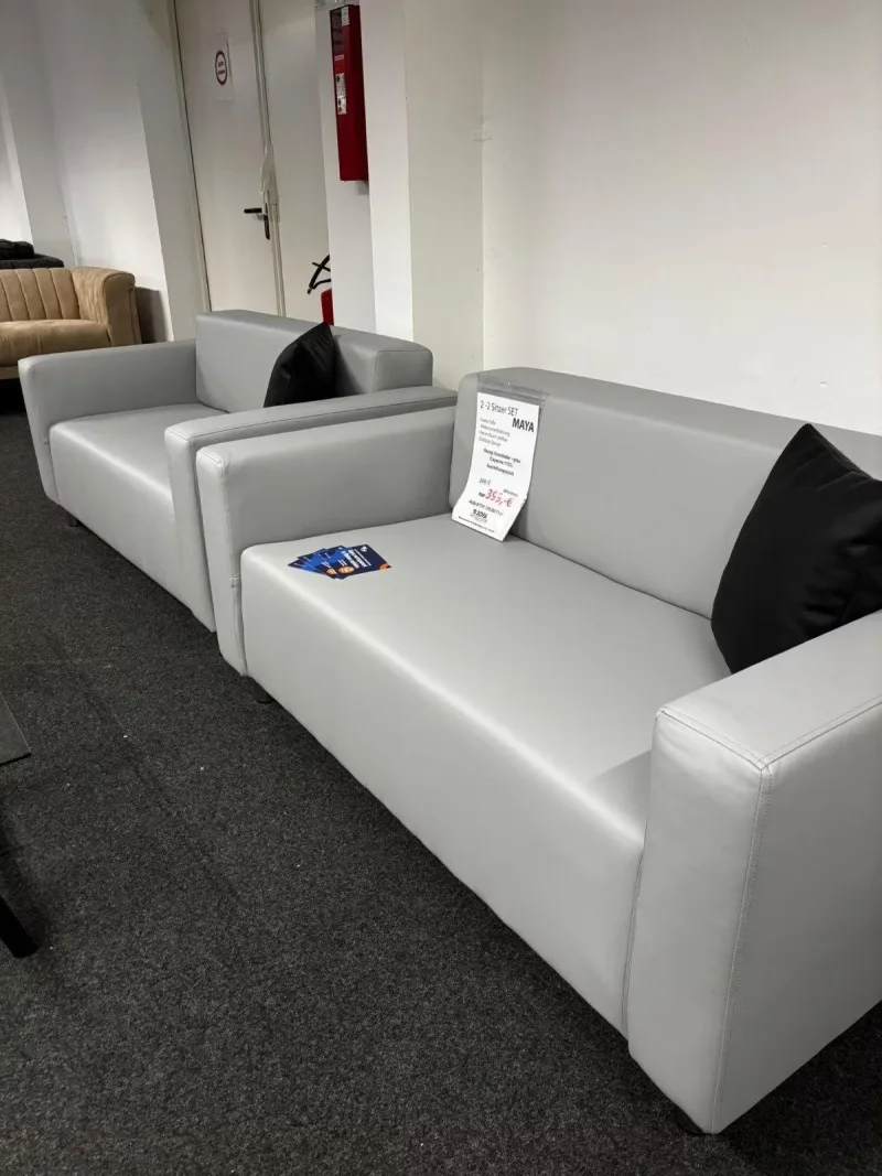 2-Sitzer Couch MAYA in Grau-Blau - Bild 2