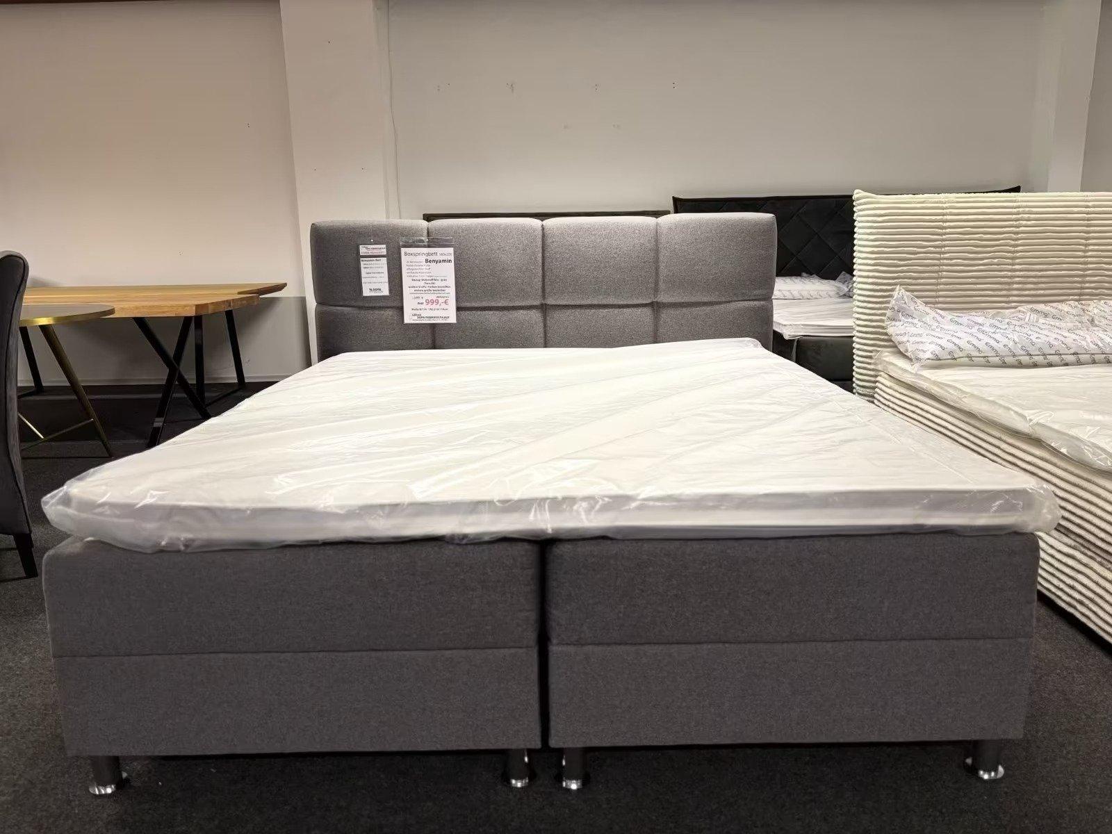 Boxspringbett JACKY 140x200 mit Topper