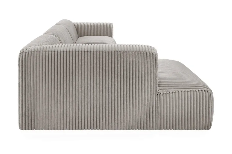 Ecksofa Plüsch Cord MIRABELL - Bild 5