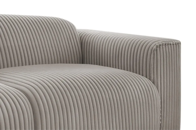 Ecksofa Plüsch Cord MIRABELL - Bild 6