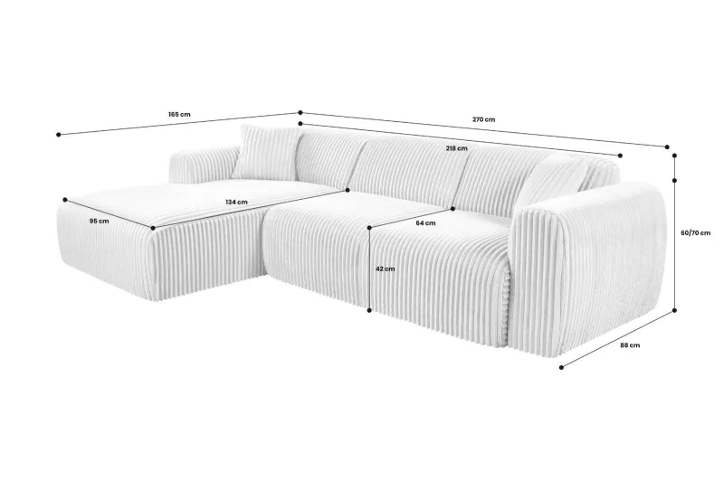 Ecksofa OCEAN in Grau - Bild 9