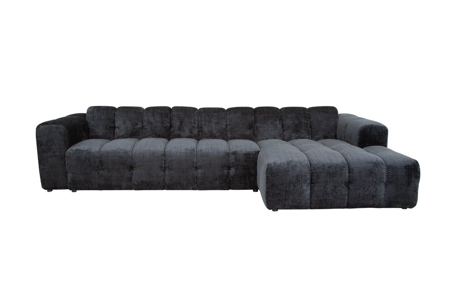 Ecksofa DIAMANTE in Schwarz