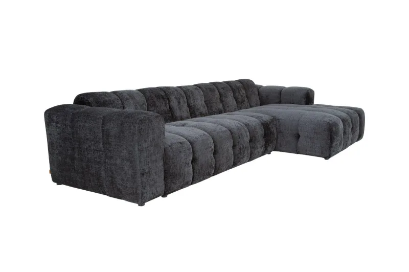 Ecksofa DIAMANTE in Schwarz - Bild 3