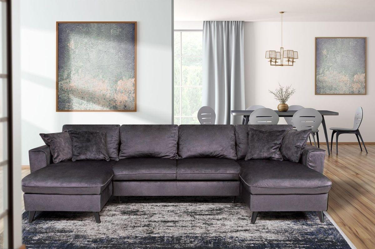 Schlafsofa Luc U-Form mit Schlaffunktion