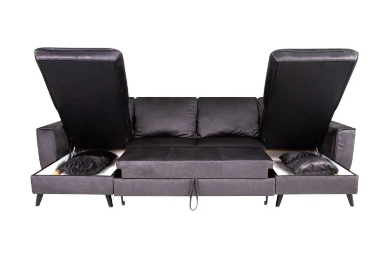 Schlafsofa Luc U-Form mit Schlaffunktion - Bild 7