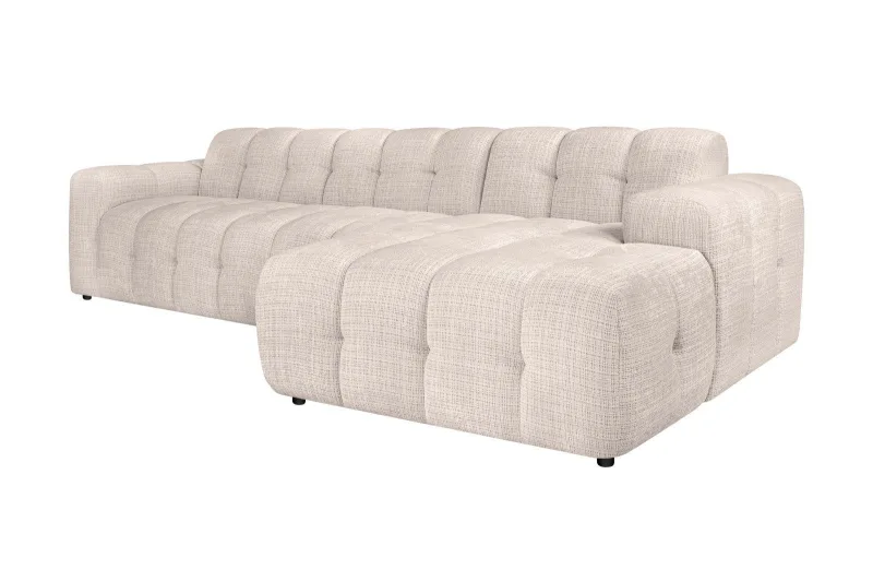 Ecksofa DIAMANTE in Weiß-Creme - Bild 2