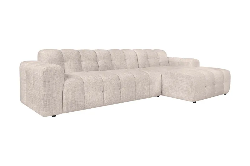Ecksofa DIAMANTE in Weiß-Creme - Bild 3