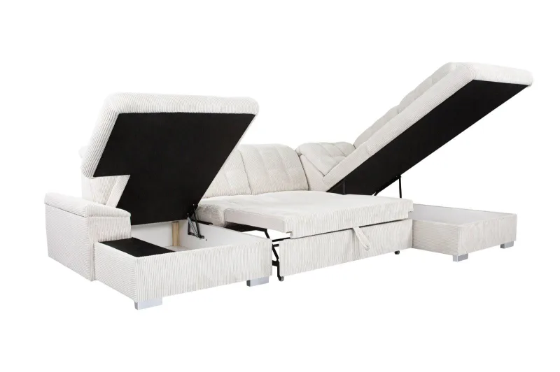Wohnlandschaft U-Form Schlafsofa URBAN - Bild 11