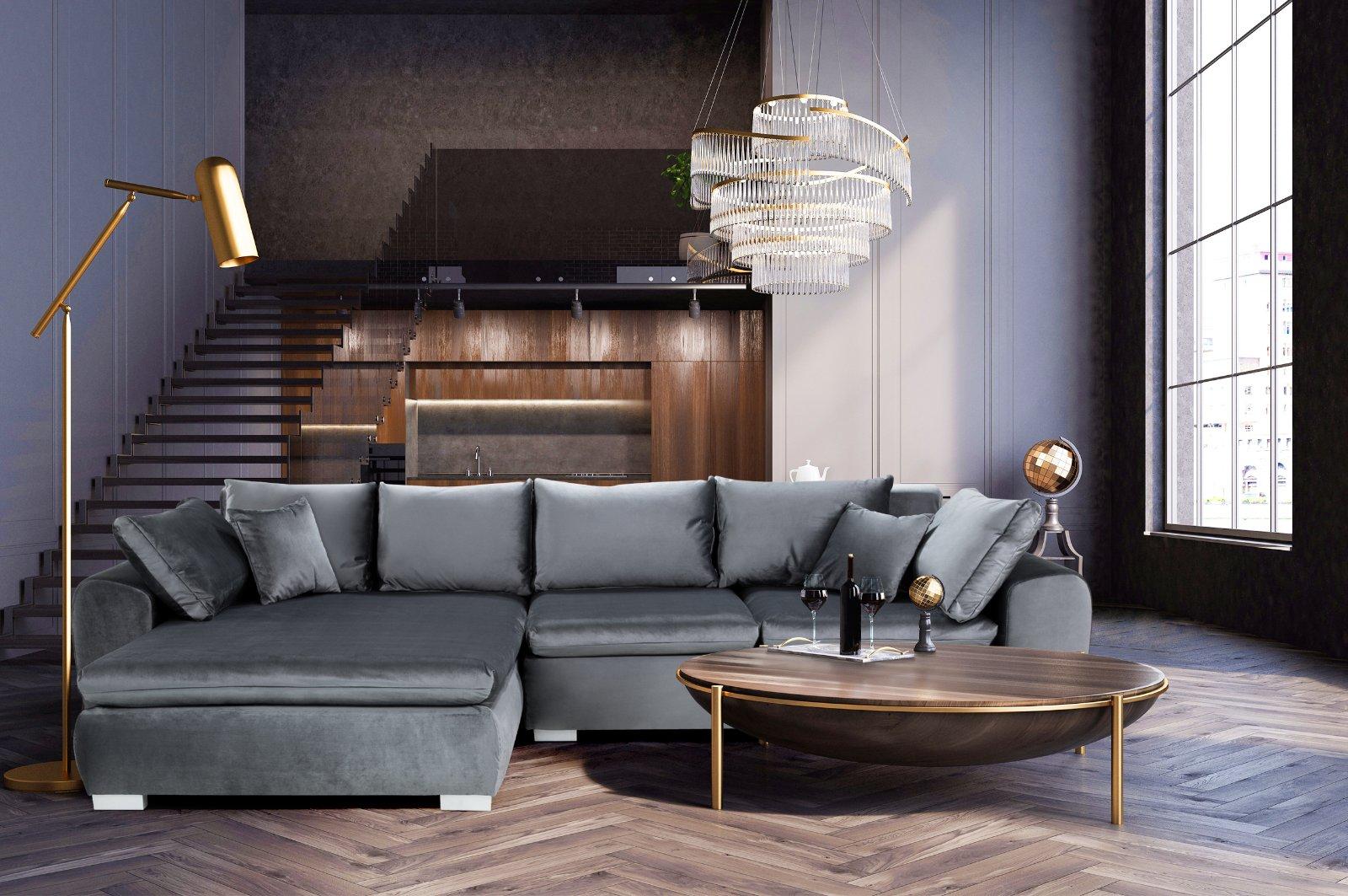 Eckschlafsofa L-Form Sahara