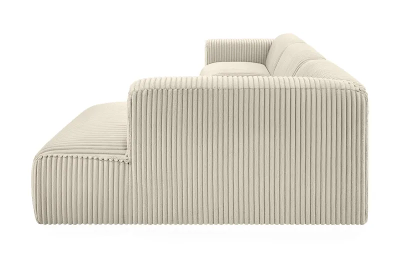 Ecksofa Plüsch Cord MIRABELL - Bild 5