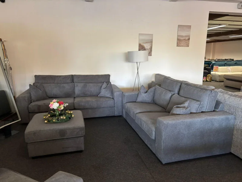Sofa-Garnitur AMALIA 3-2-1 Hocker - Bild 2
