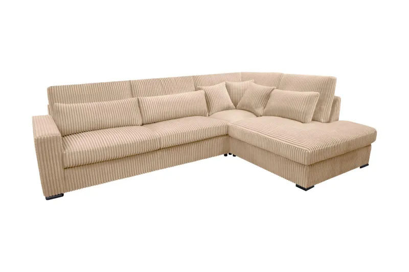 Ecksofa L-Form MELINDA in Beige - Bild 3