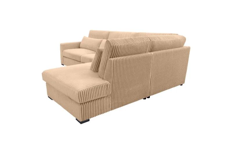 Ecksofa L-Form MELINDA in Beige - Bild 4