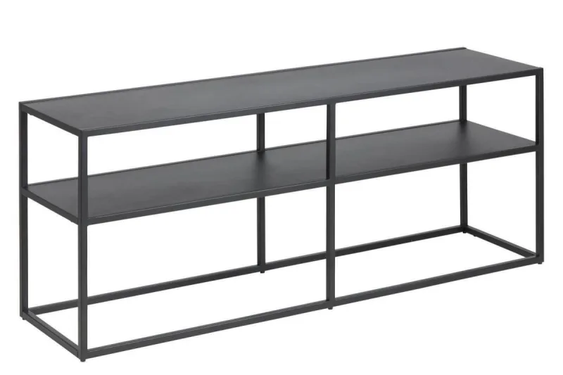 TV-Lowboard VALIA Schwarz matt 120 cm